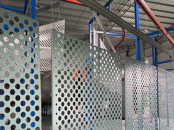 Perforated sheets with round holes